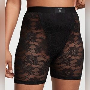 Victoria secret lace boxer brief bike shorts